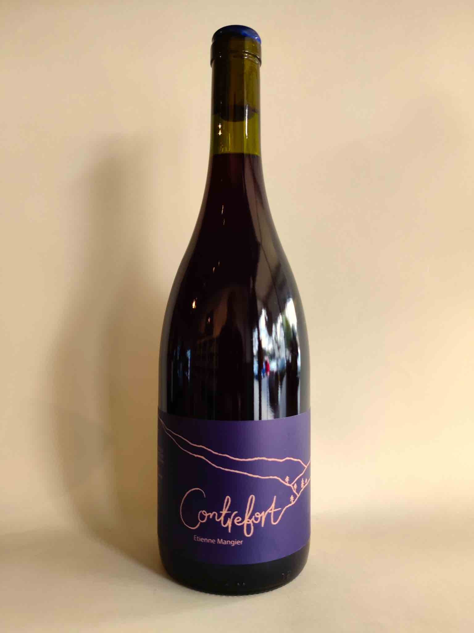 A 750ml bottle of Contrefort Pinot Noir from the Macedon Ranges, Victoria. 