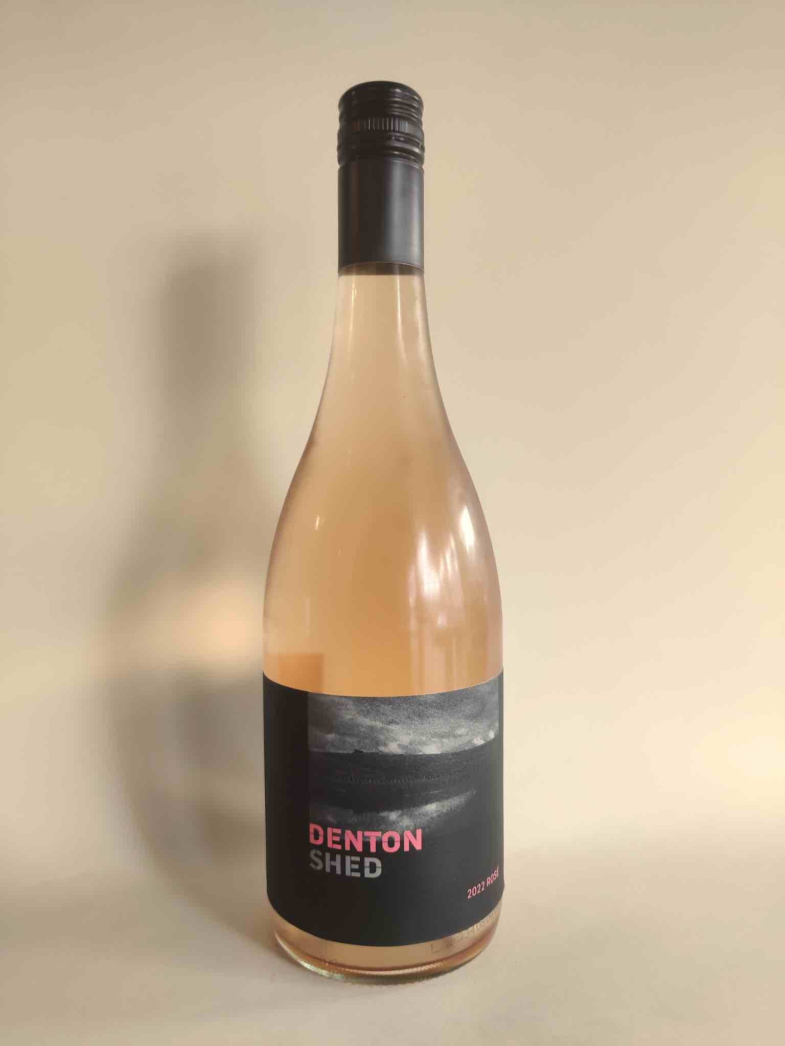 A bottle of Denton Shed Rosé from the Yarra Valley, Victoria.