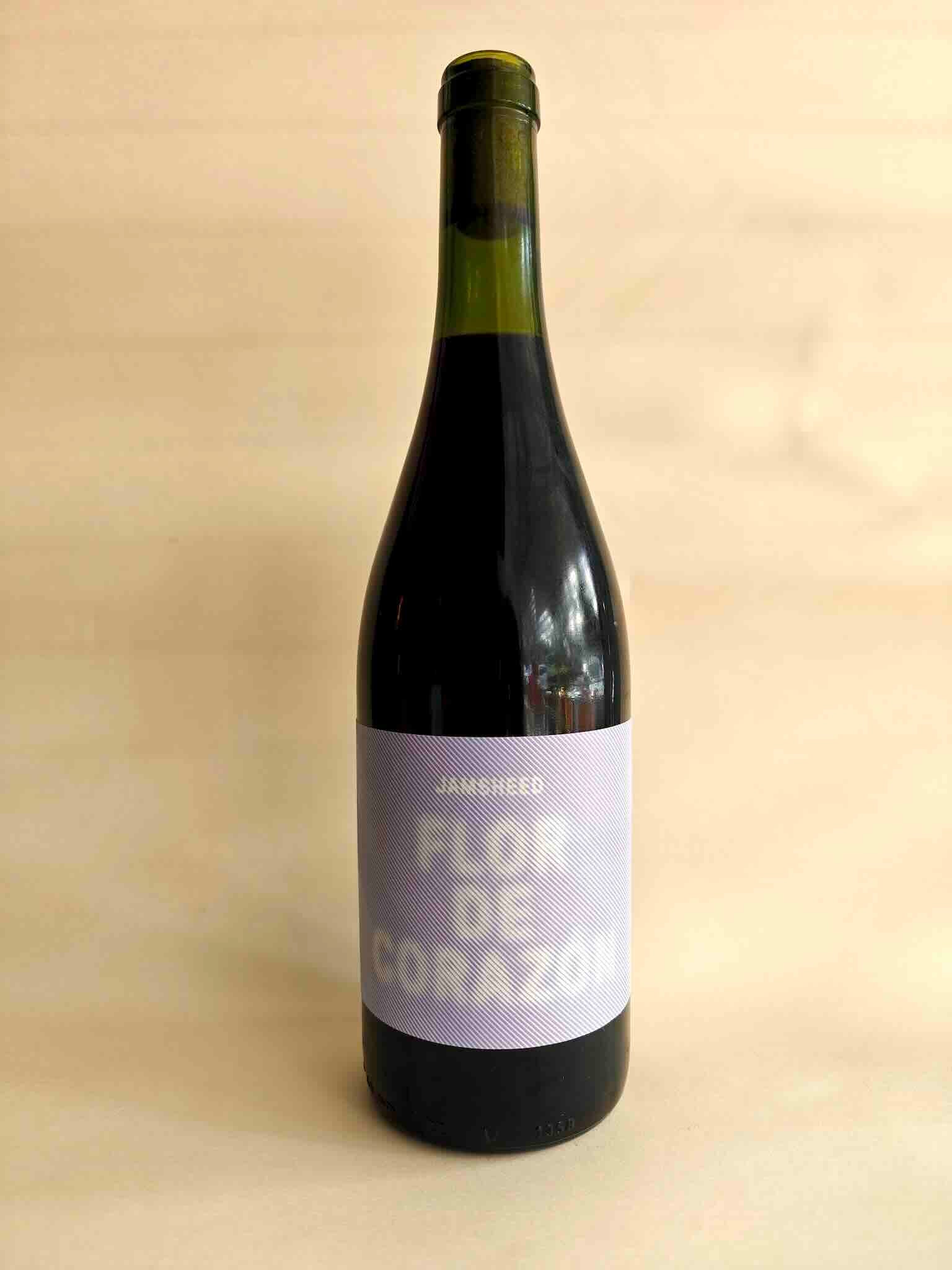 A bottle of Jamsheed Flor De Corazan red blend from Heathcote. 