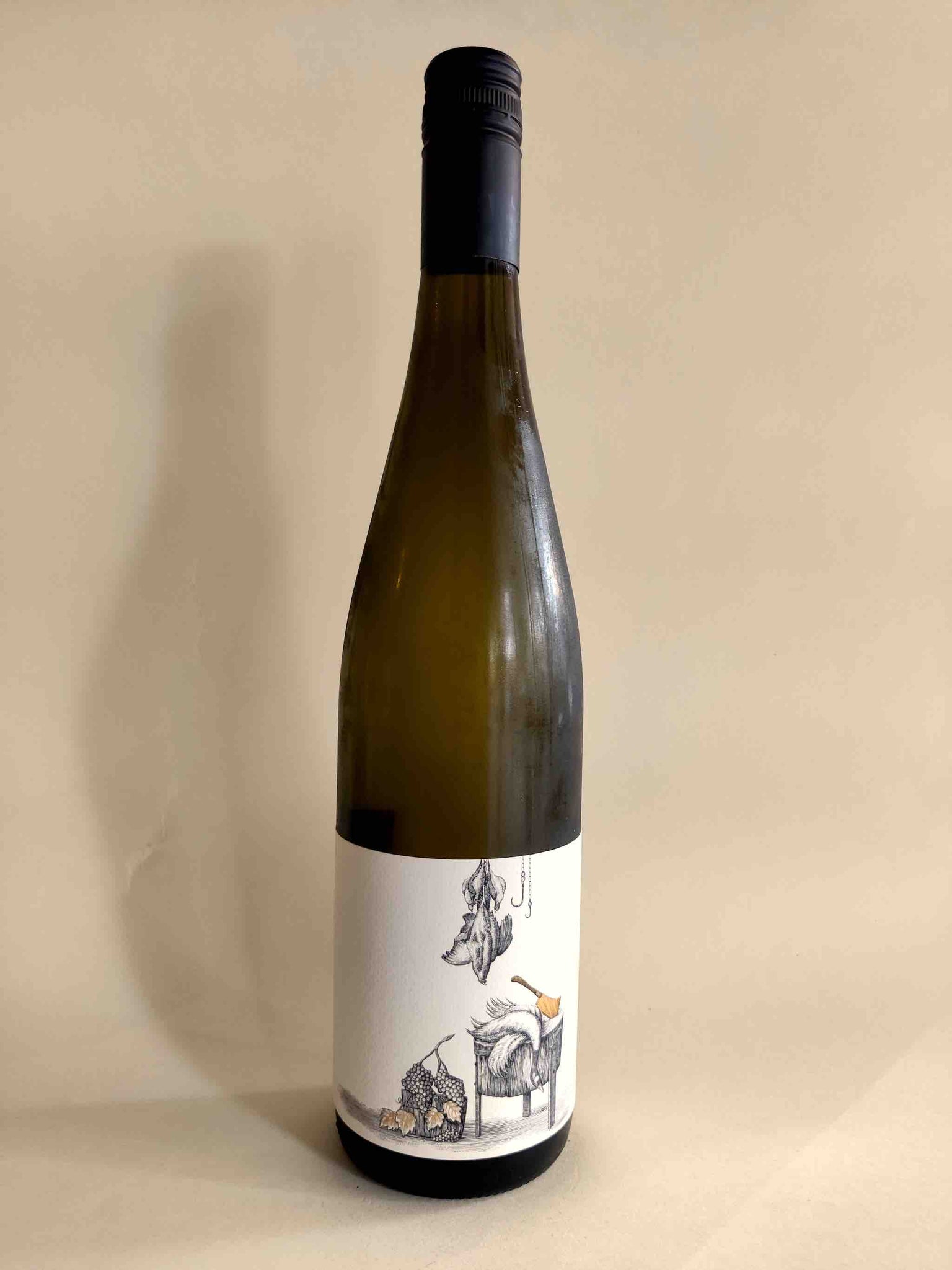 A bottle of Ravensworth Regional Riesling from Murrumbateman, New South Wales. 