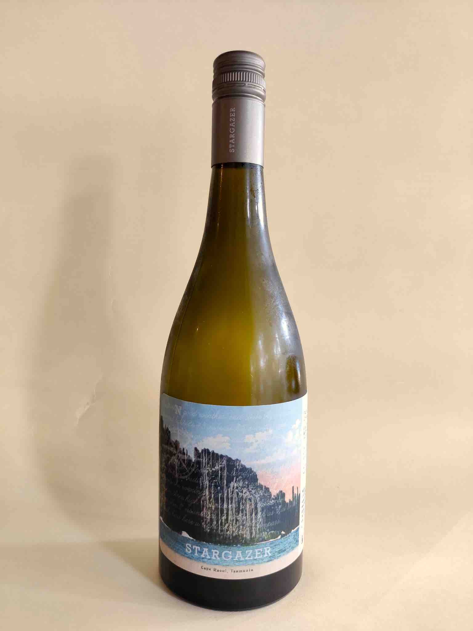 A bottle of 2022 Stargazer Chardonnay from Tasmania.