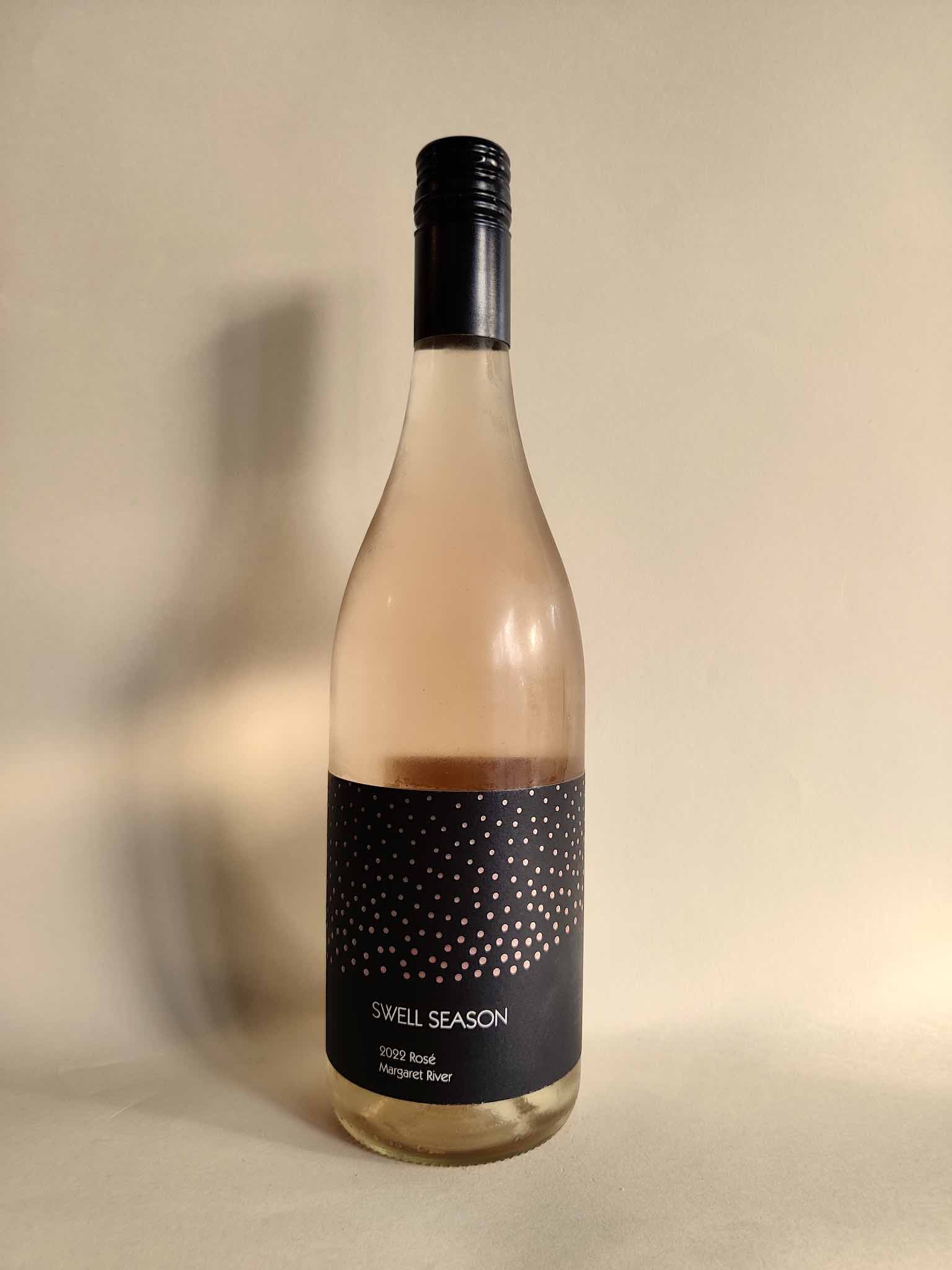 A bottle of Swell Season Rosé from Margaret River, Western Australia. 
