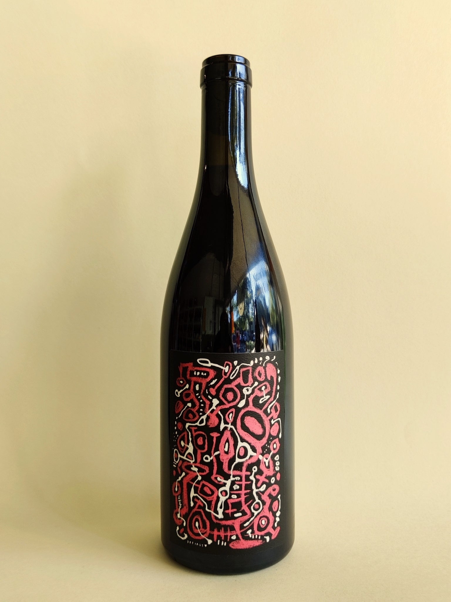 A bottle of DEFIALY Vineyard of No Love Pinot Noir from the Macedon Ranges, Victoria. 