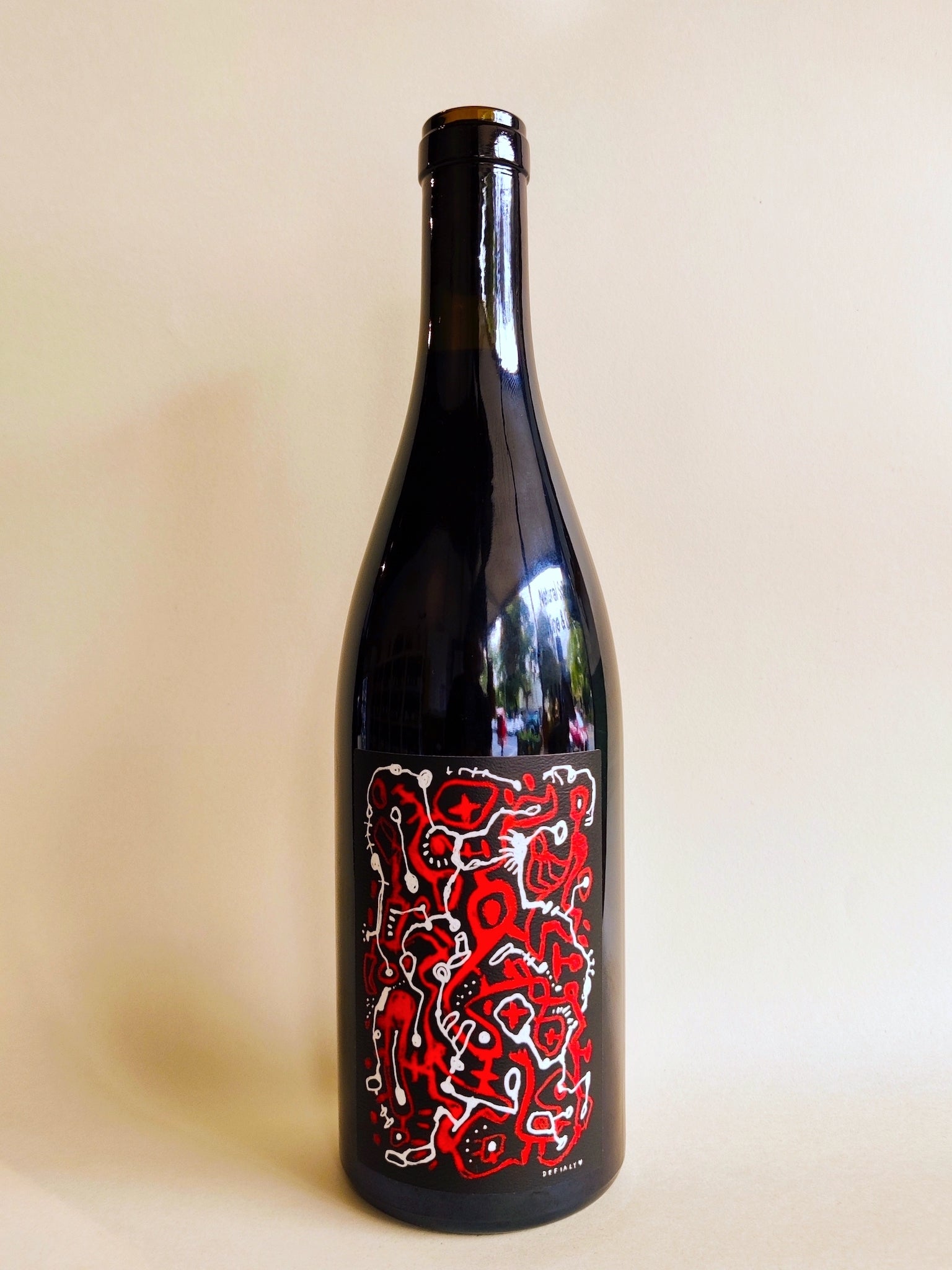 A bottle of DEFIALY Heart of Stone Syrah from Faraday, Victoria. 