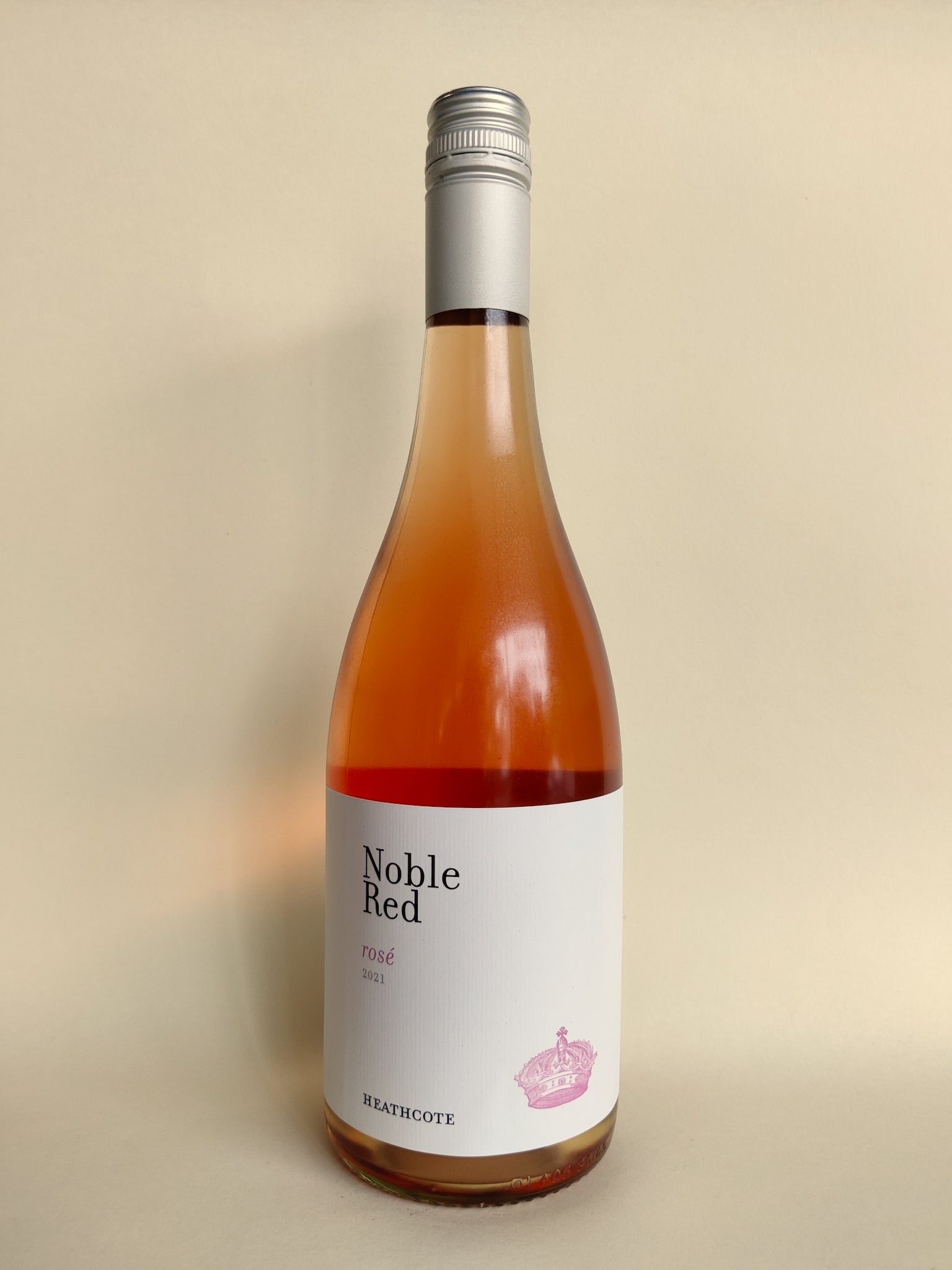 A bottle of Noble Red Rosé from Heathcote, Victoria. 